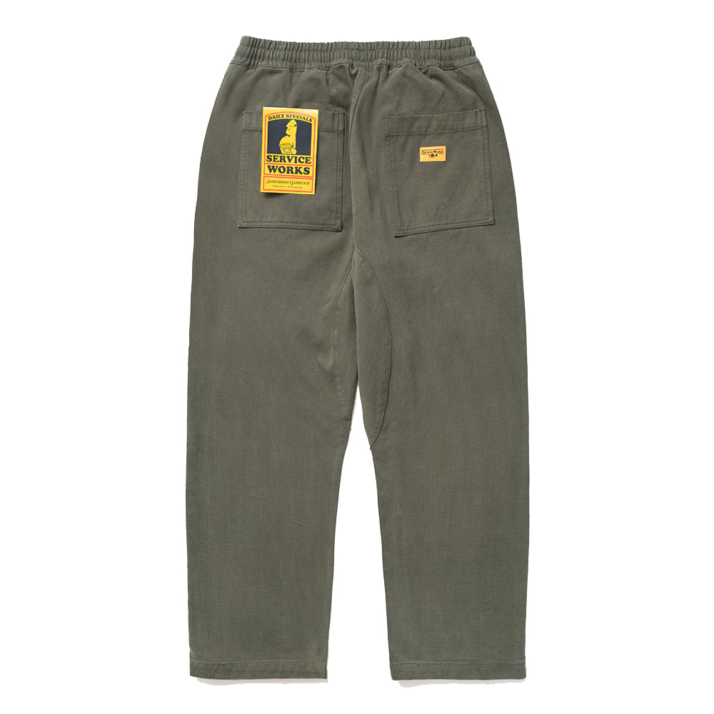 Service Works Moleskin Chef Pants Moss