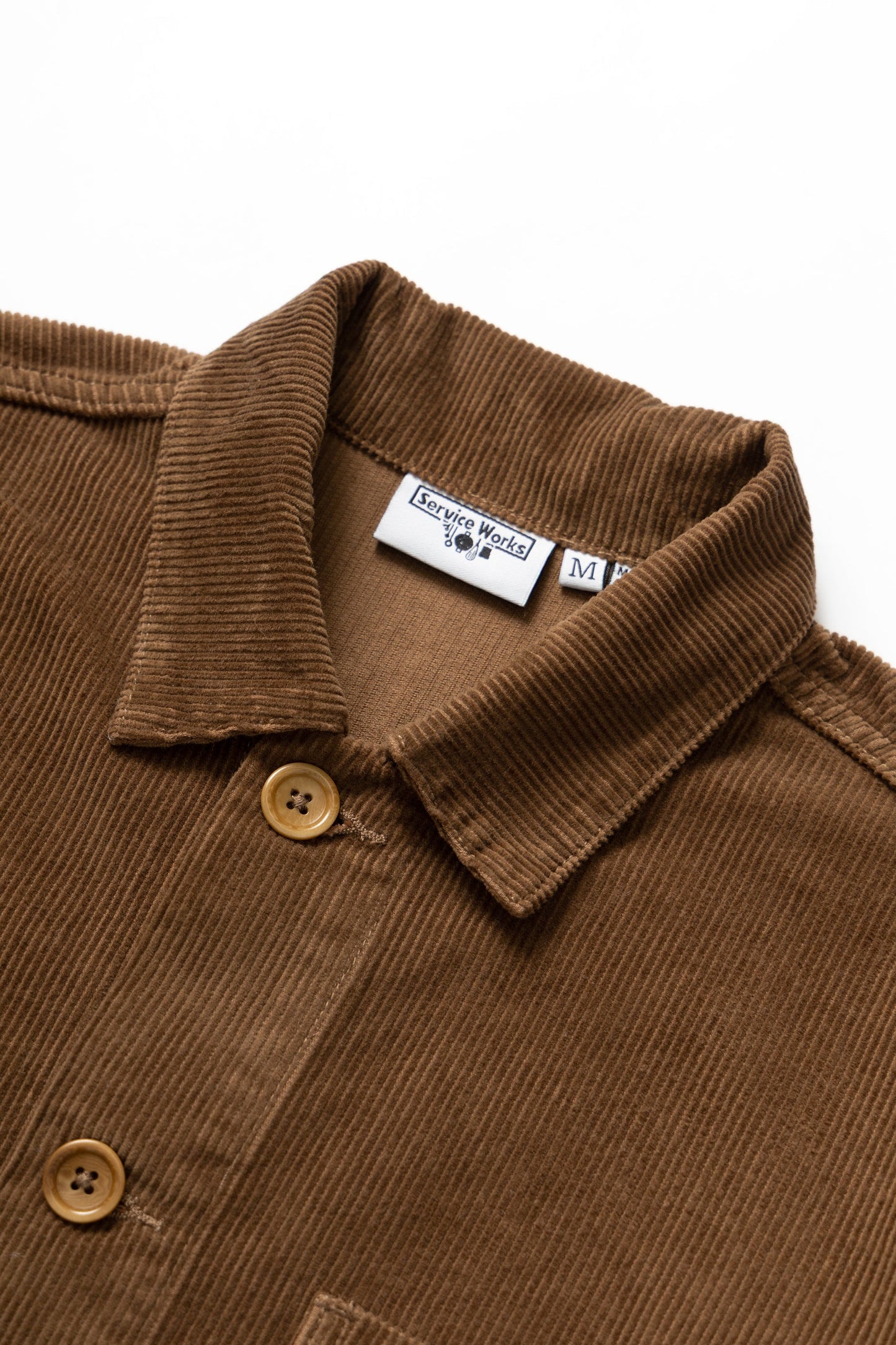 Service Works Corduroy Chore Shirt Bark