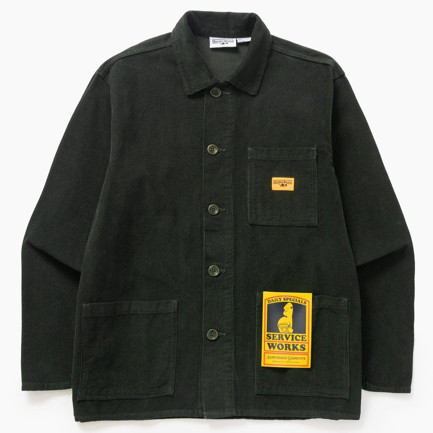 Service Works Polka Dot Chore Shirt Navy