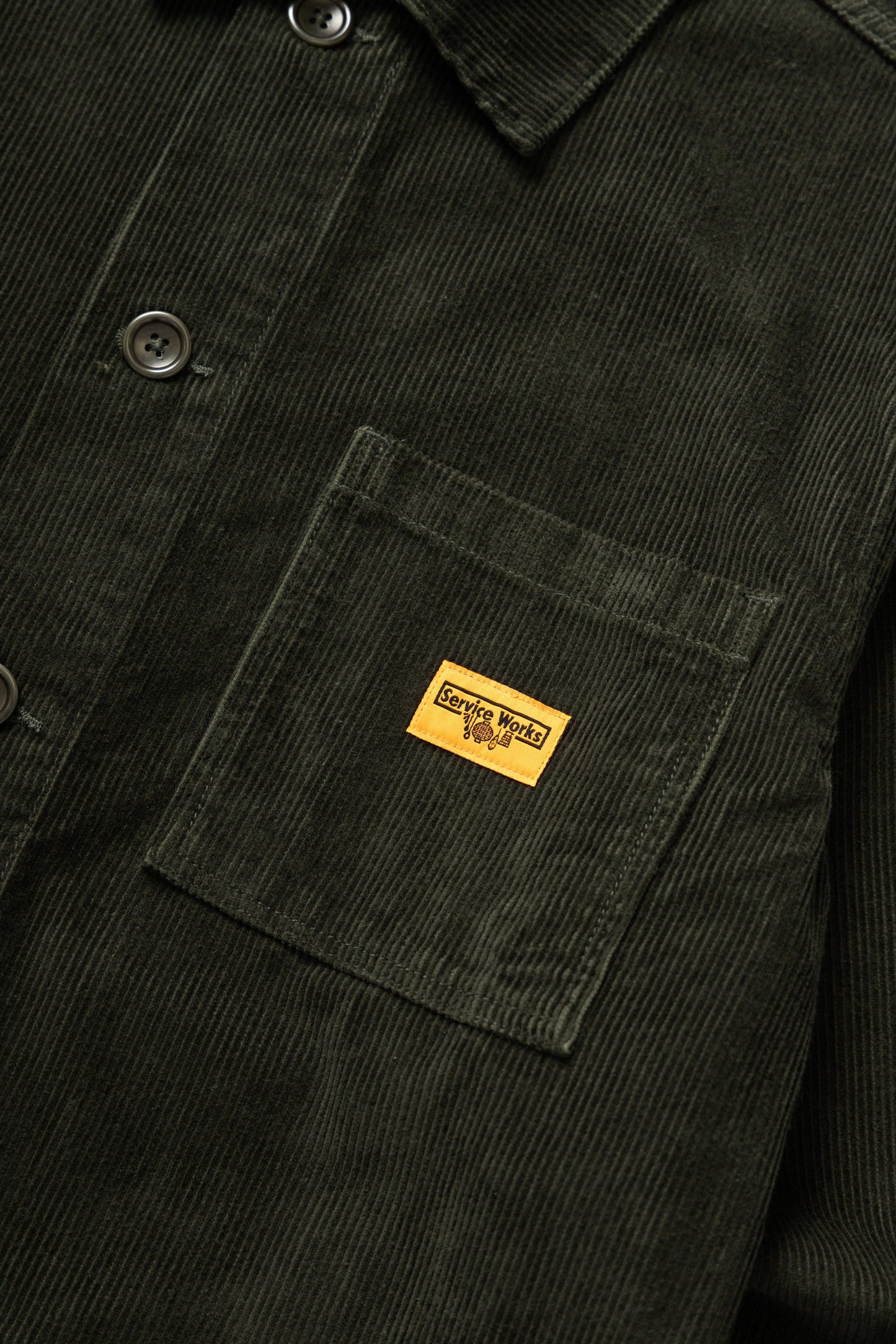 Service Works Polka Dot Chore Shirt Navy