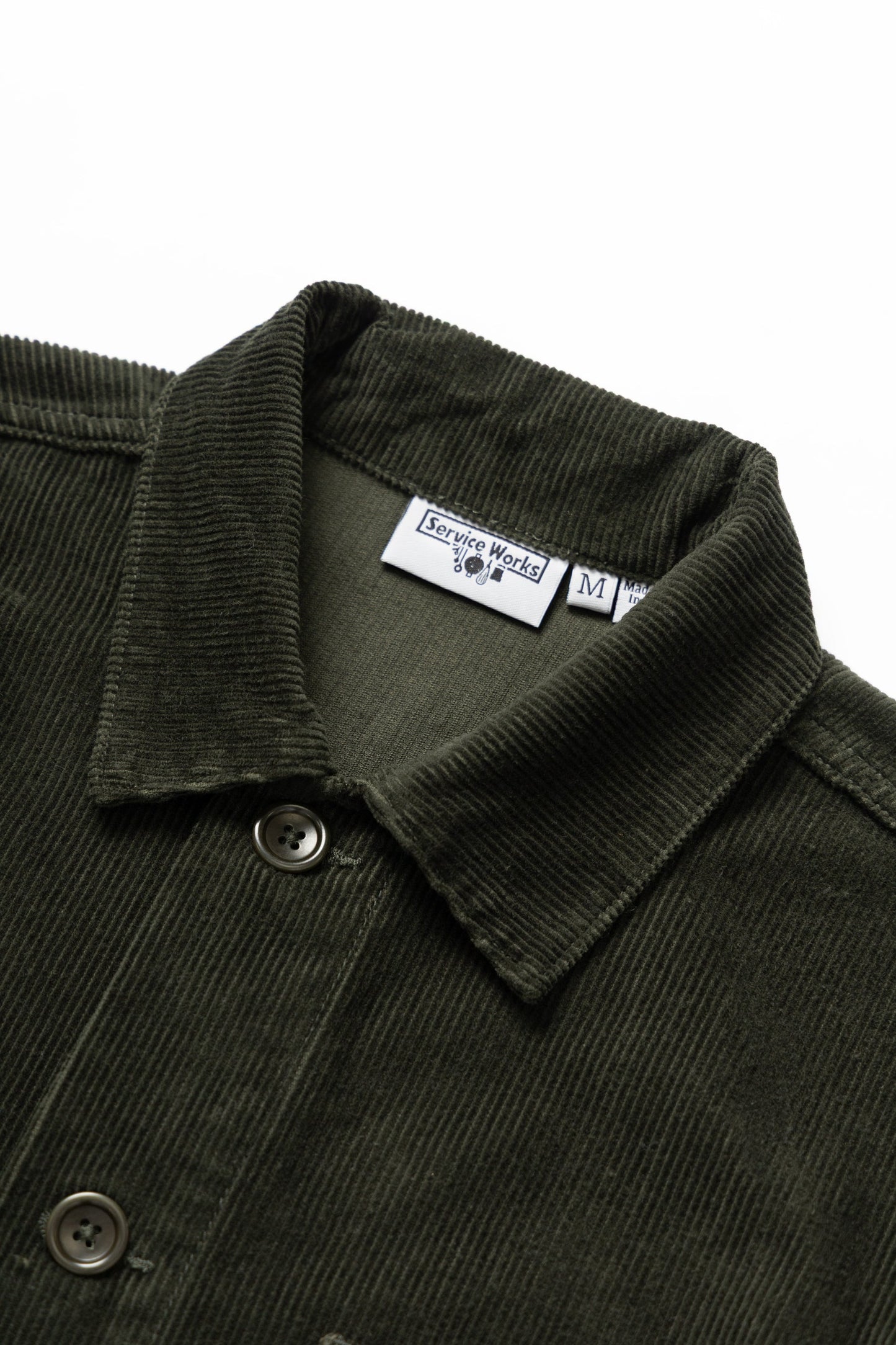 Service Works Polka Dot Chore Shirt Navy