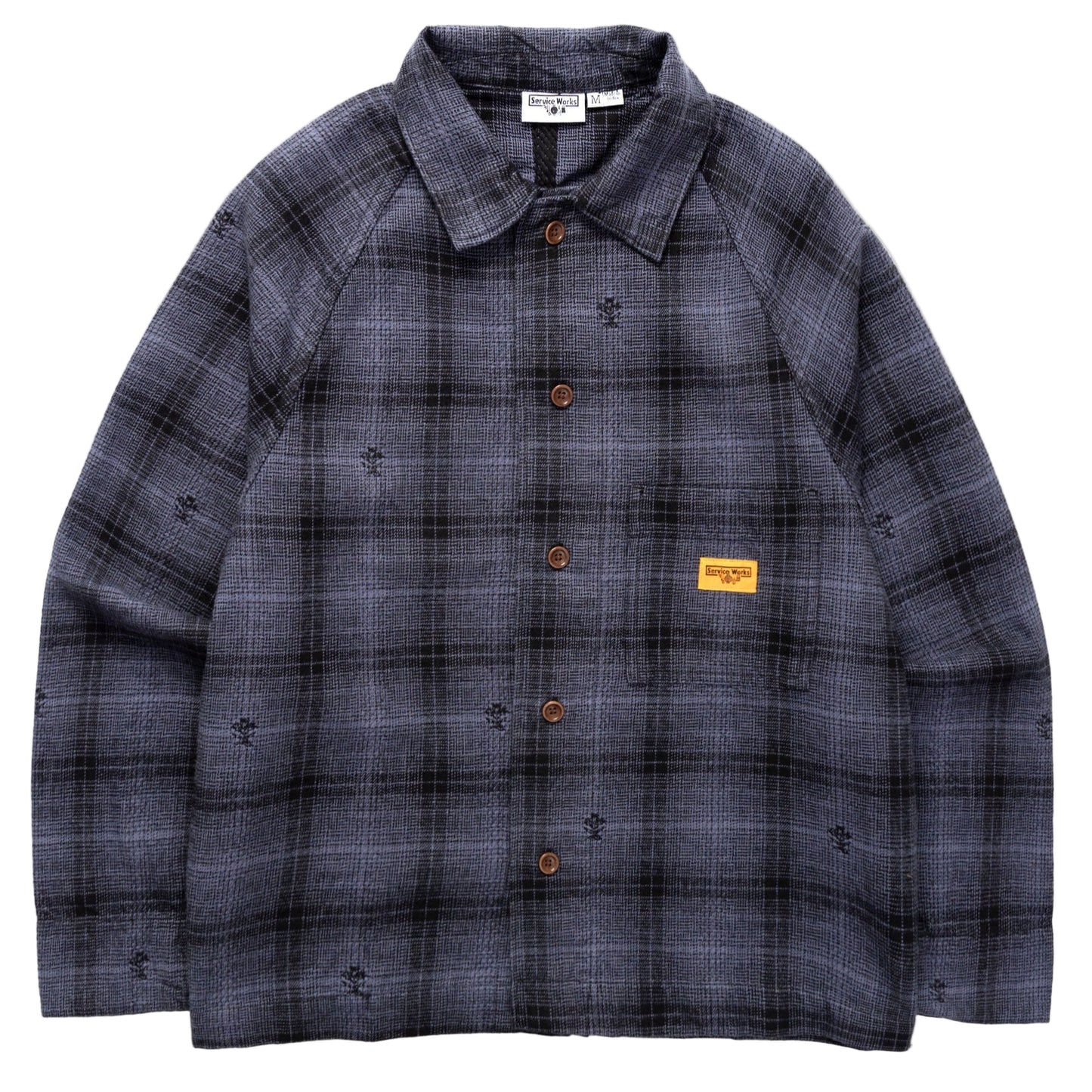Service Works Thistle Plaid FOH Jacket Black