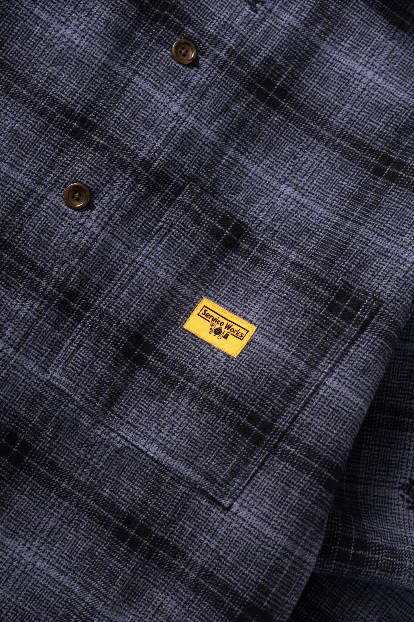 Service Works Thistle Plaid FOH Jacket Black