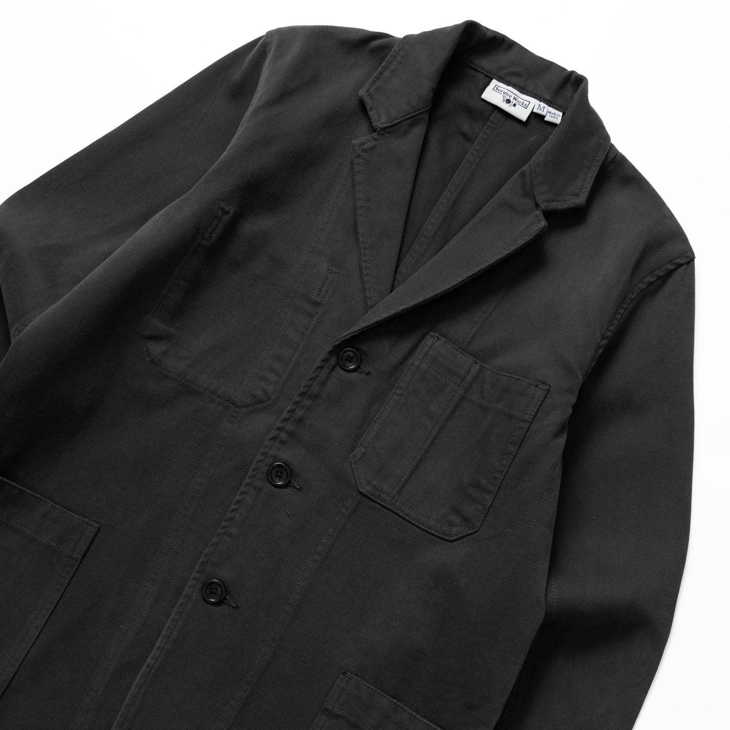 Service Works Moleskin Server Suit Jacket Black