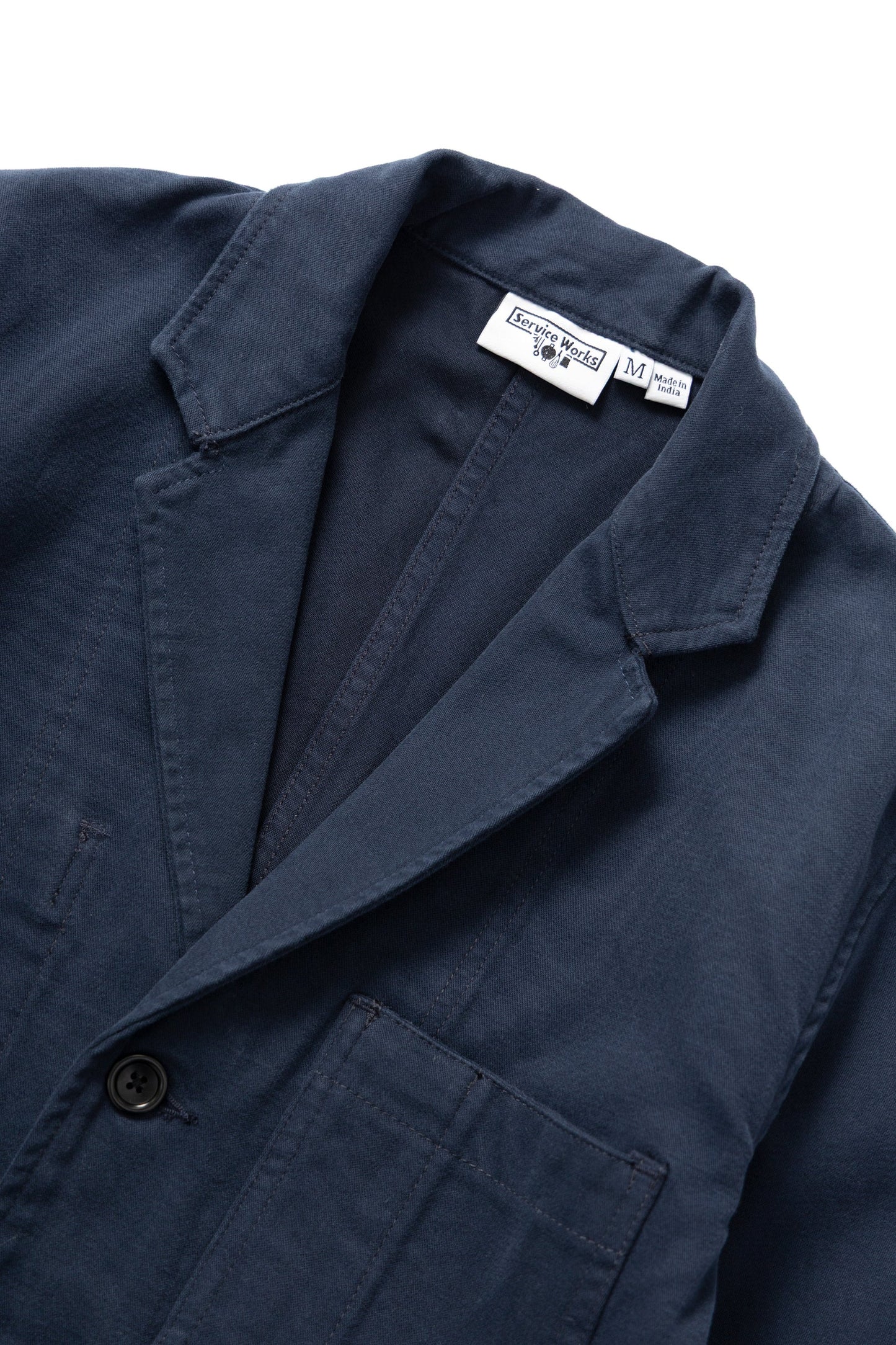Service Works Moleskin Server Suit Jacket Dark Navy
