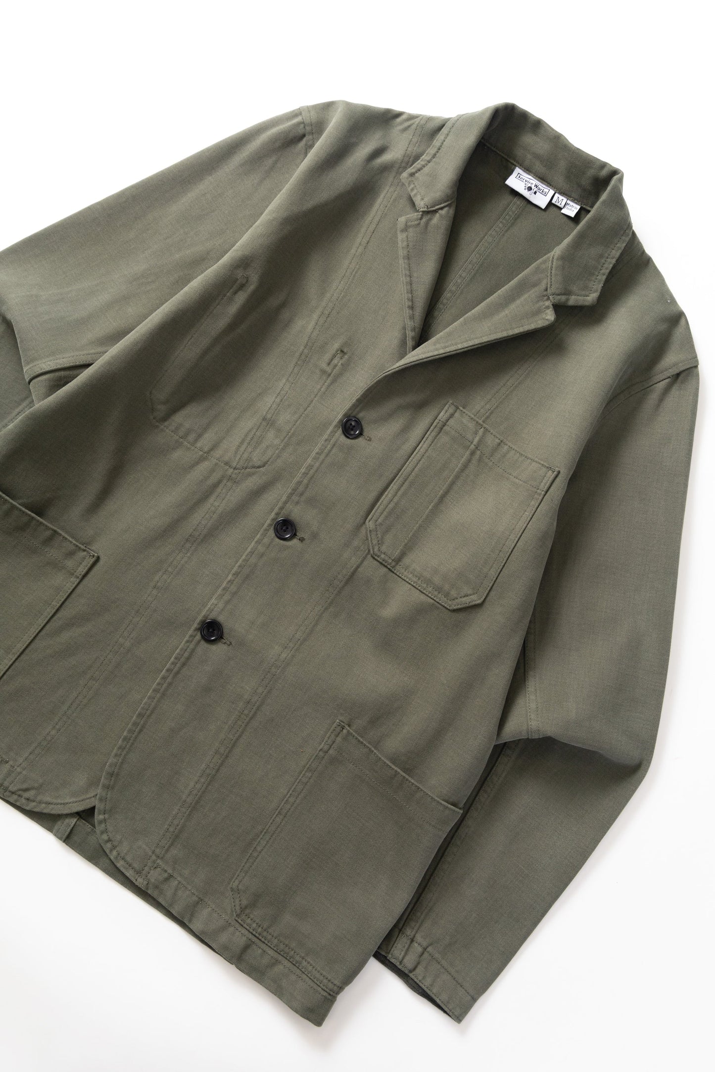 Service Works Moleskin Server Suit Jacket Moss