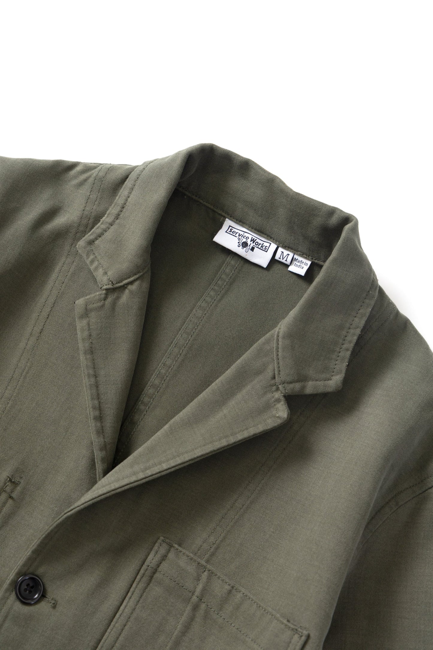 Service Works Moleskin Server Suit Jacket Moss