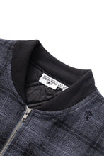 Load image into Gallery viewer, Service Works Thistle Plaid Padded Work Vest Black
