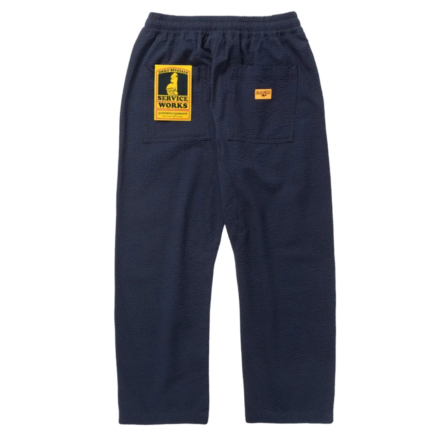Service Works Seersucker Chef Pants Dark Navy