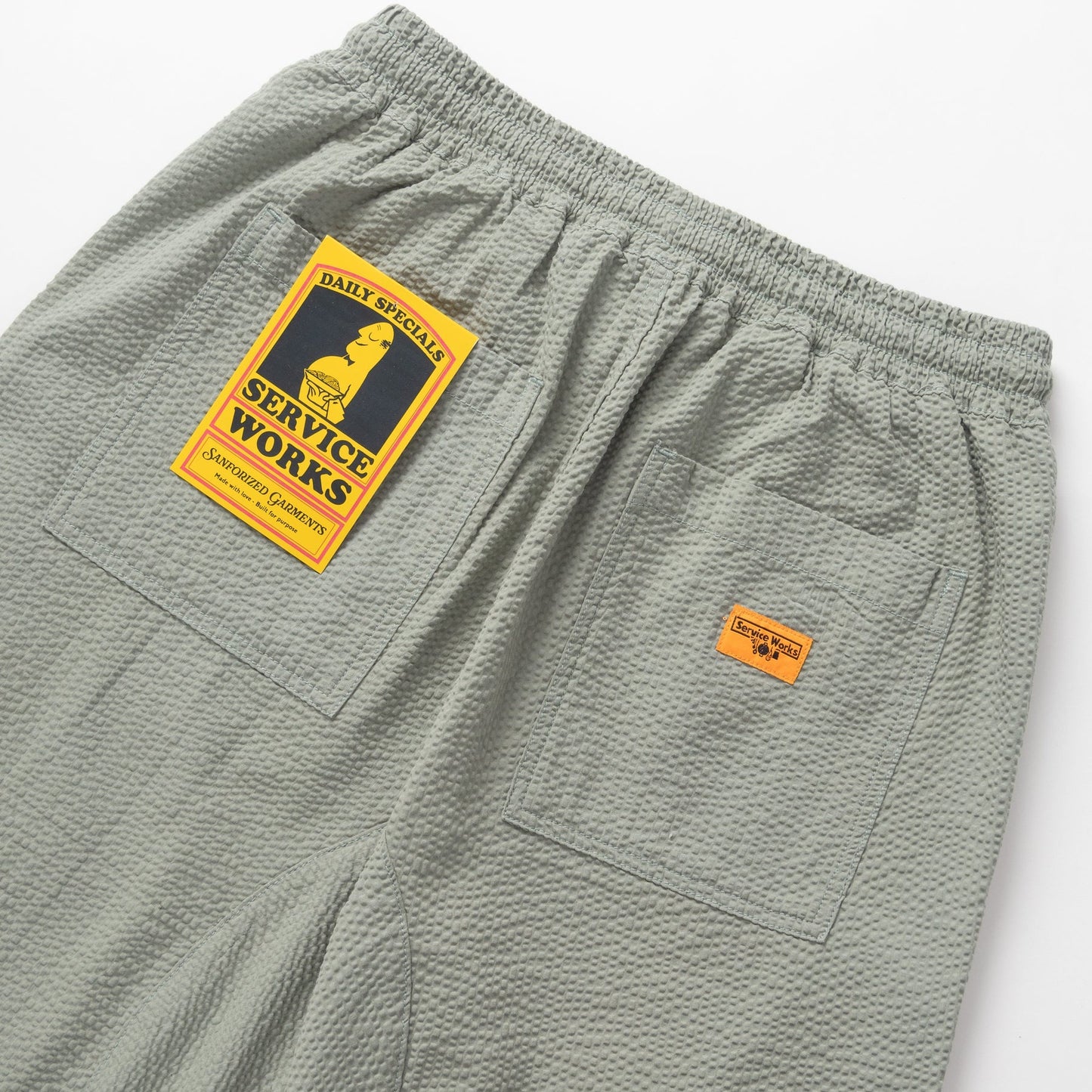 Service Works Seersucker Chef Pants Sage