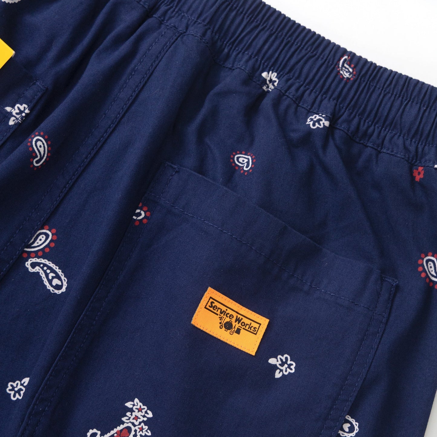 Service Works Paisley Chef Shorts Royal