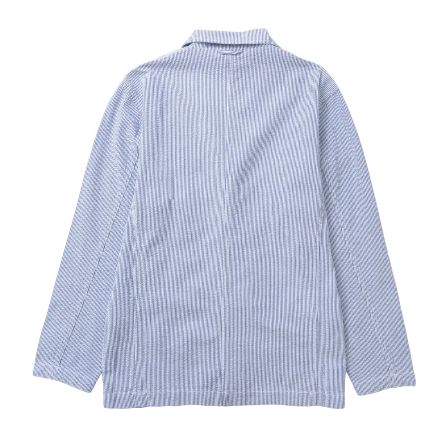 Service Works Seersucker Server Suit Jacket Navy Stripe