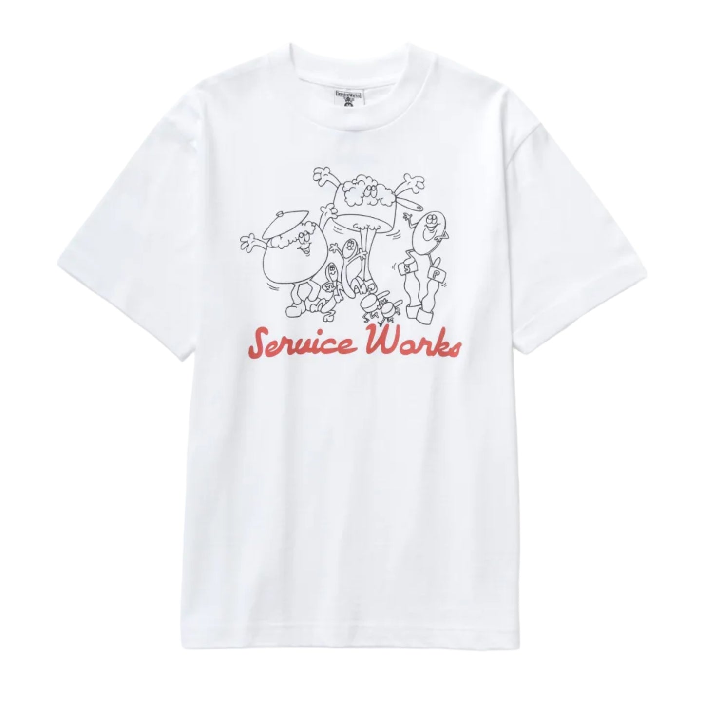 Service Works Pots & Pans Tee White