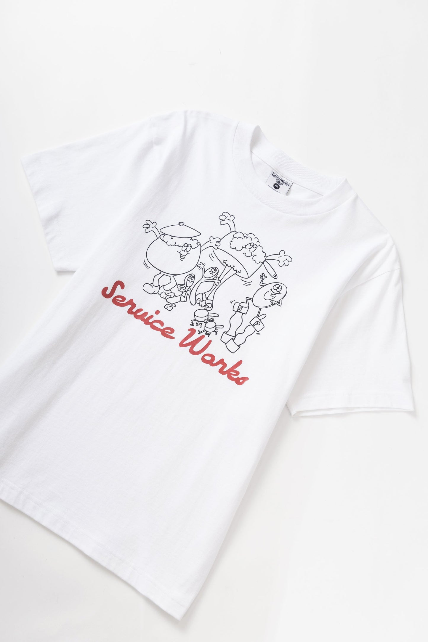 Service Works Pots & Pans Tee White