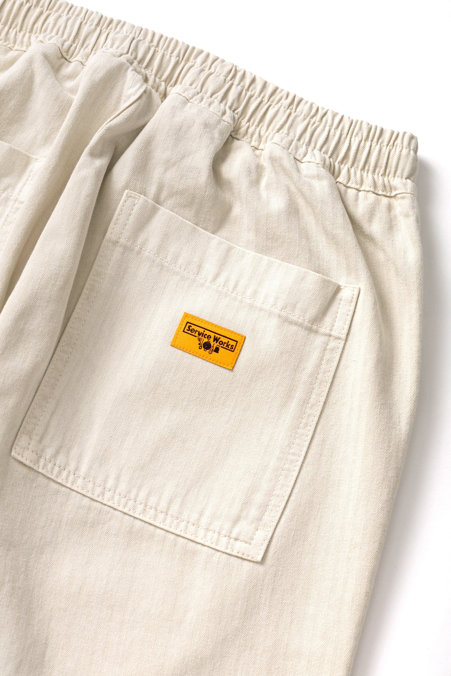 Service Works Pigment Herringbone Chef Pants Bone