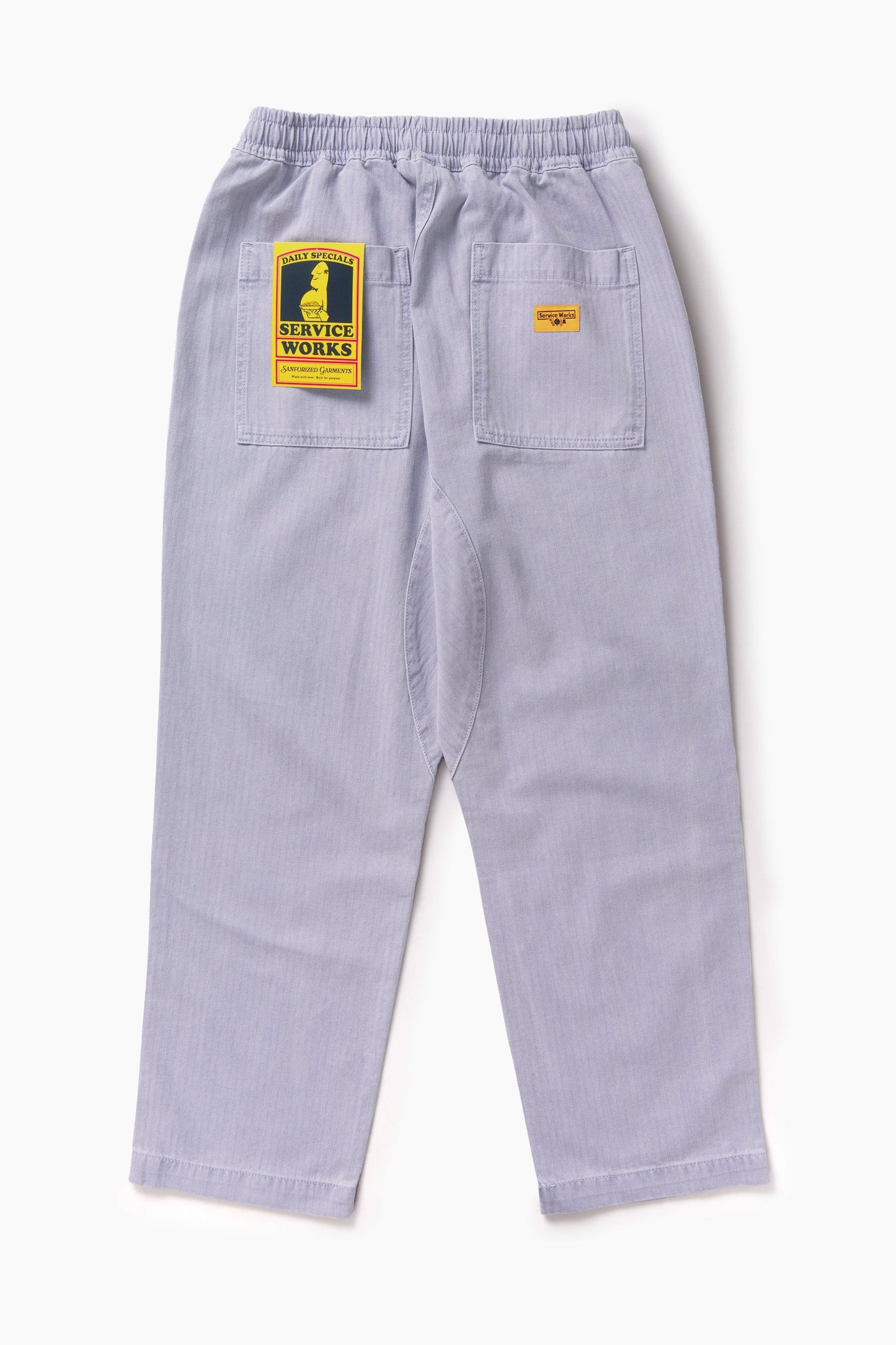 Service Works Pigment Herringbone Chef Pants Lavender