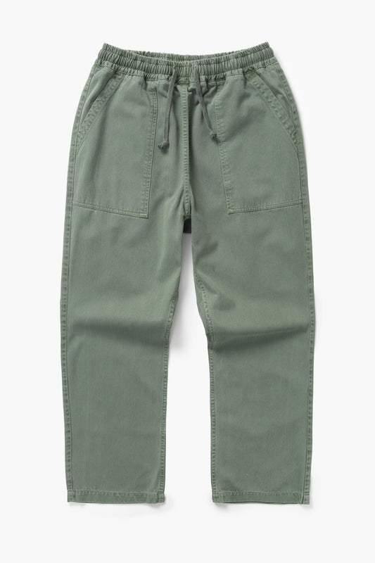 Service Works Pigment Herringbone Chef Pants Olive