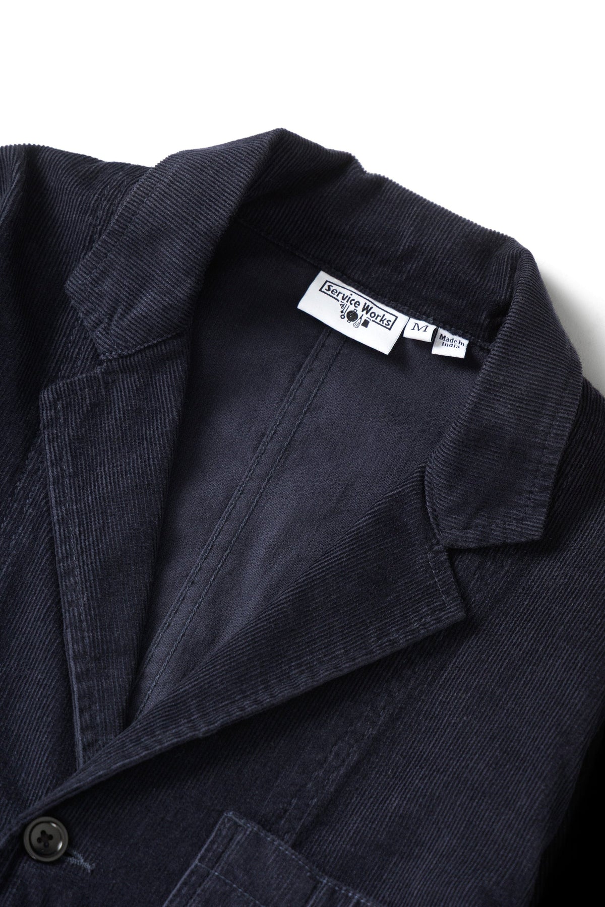 Service Works Fine Cord Server Suit Jacket Dark Navy