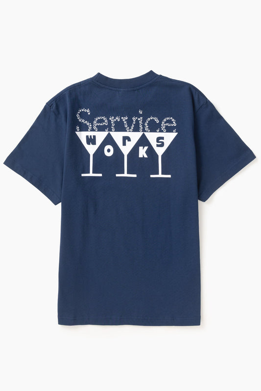 Service Works Martini Tee Navy