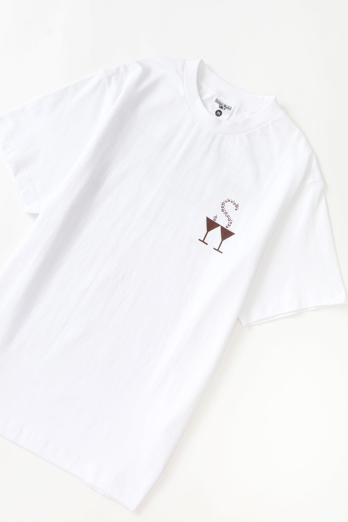 Service Works Martini Tee White