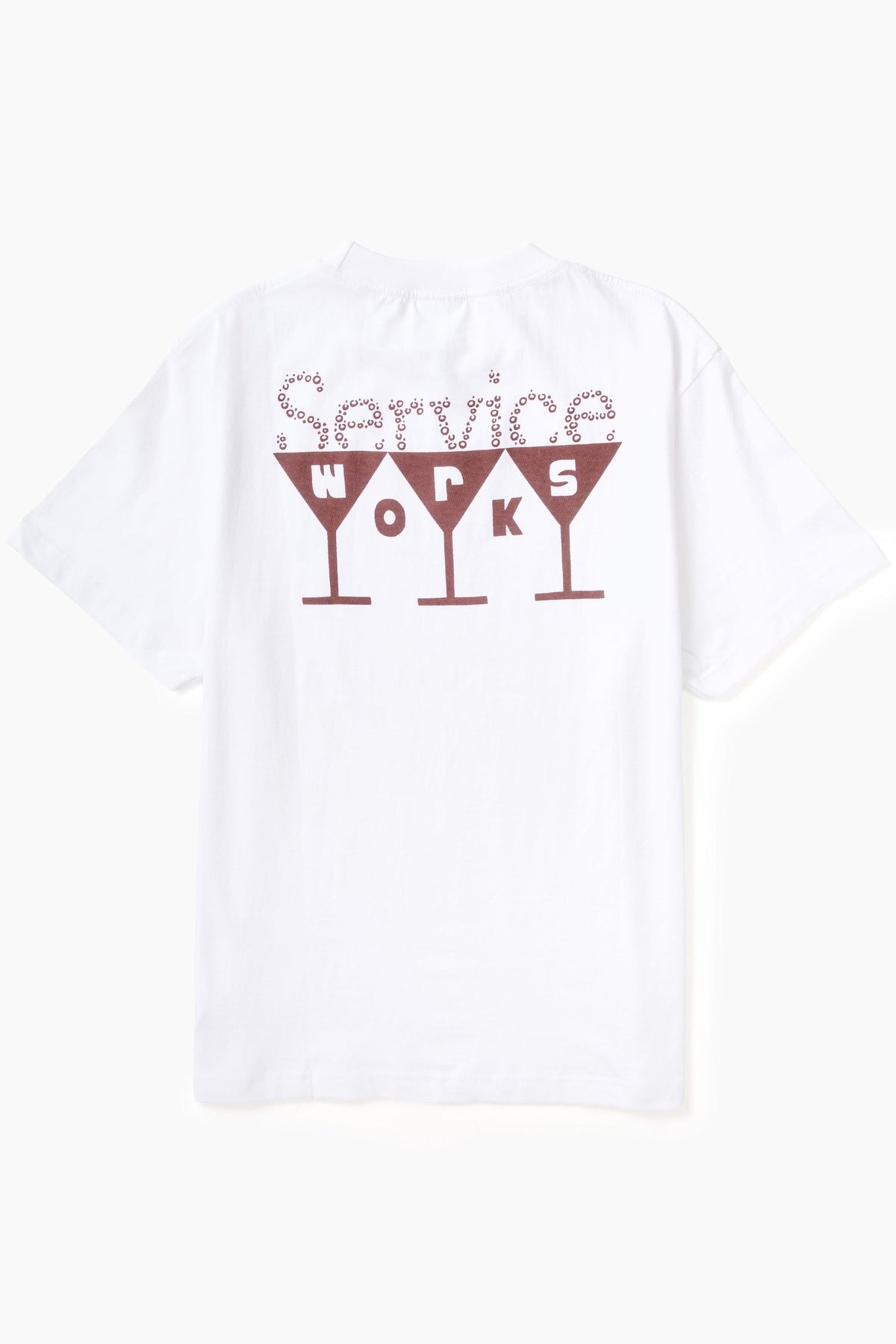 Service Works Martini Tee White
