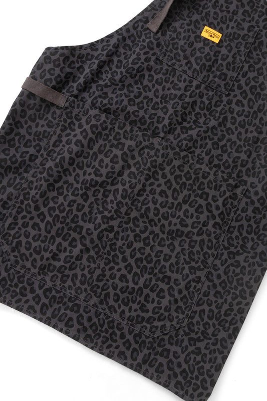 Service Works Patterned Apron Black Leopard