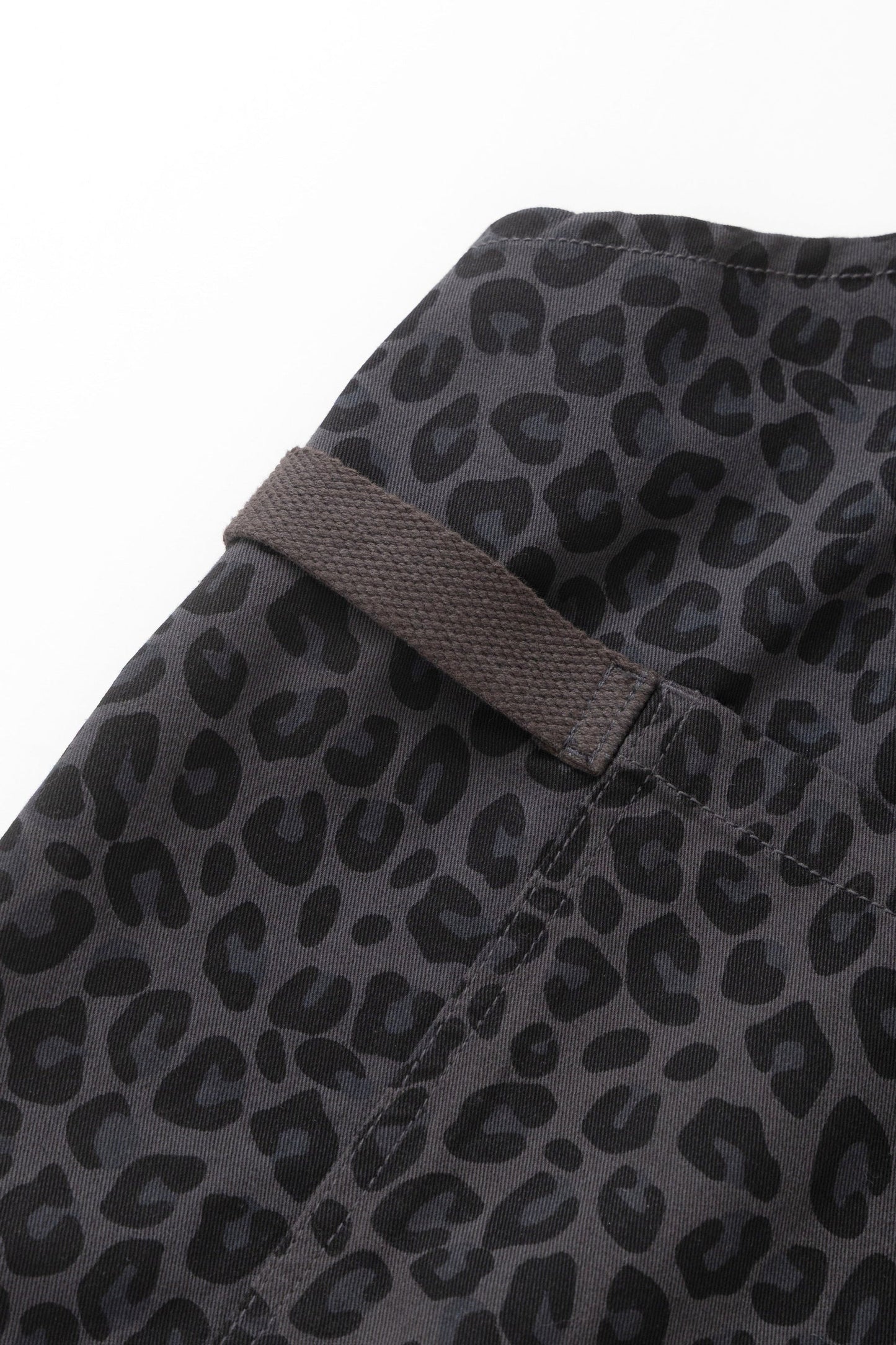 Service Works Patterned Apron Black Leopard