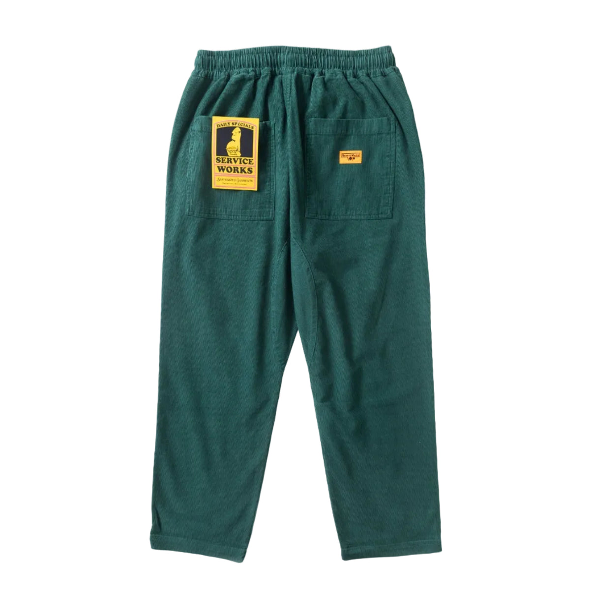 Service Works Fine Cord Chef Pants Green