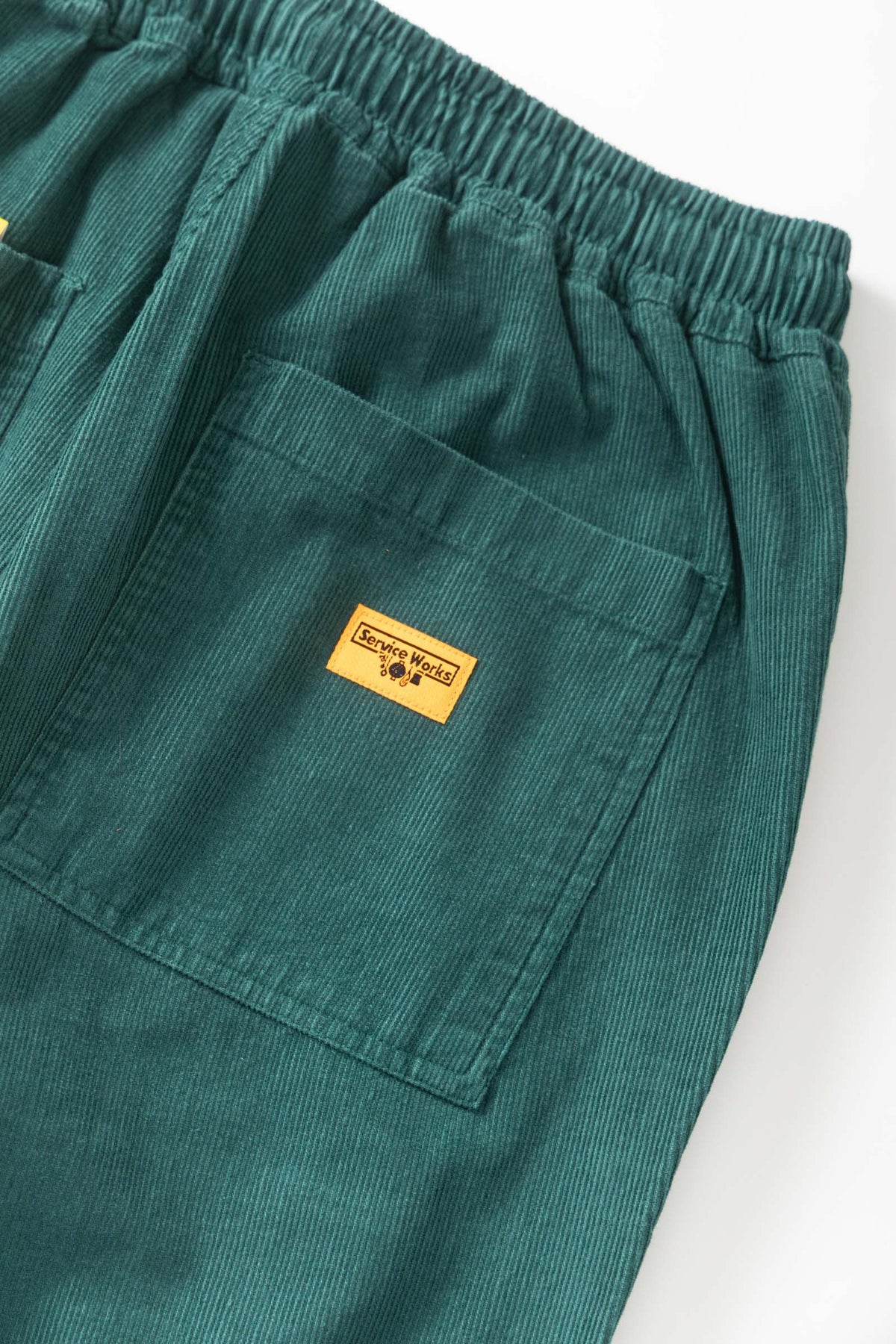 Service Works Fine Cord Chef Pants Green