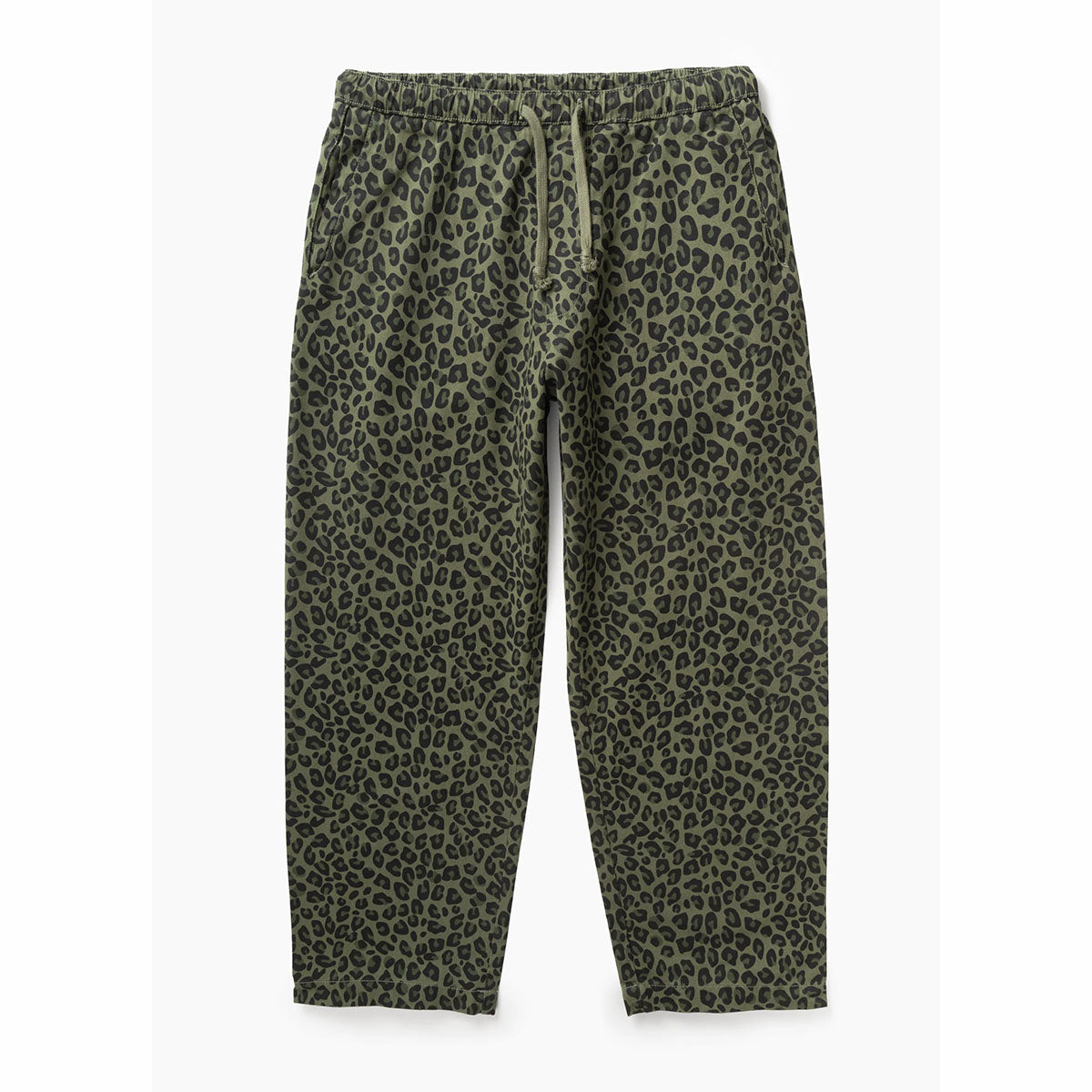 Service Works Patterned Easy Chef Pants Green Leopard