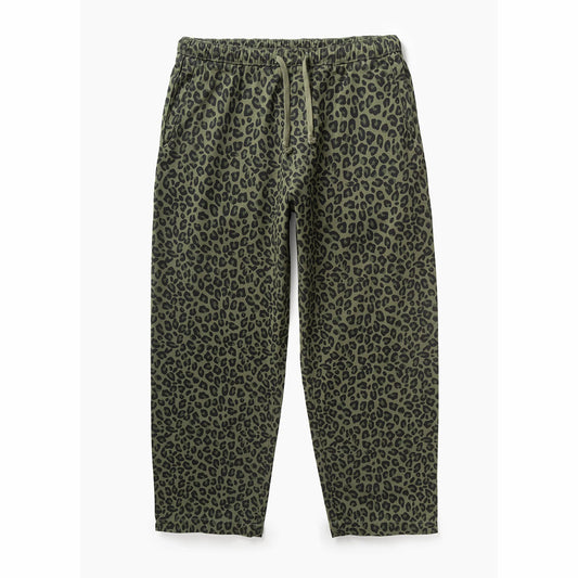 Service Works Patterned Easy Chef Pants Green Leopard