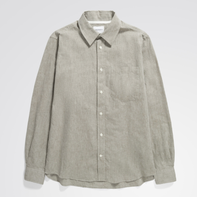 Norse Projects Algot Relaxed Cotton Linen Shirt