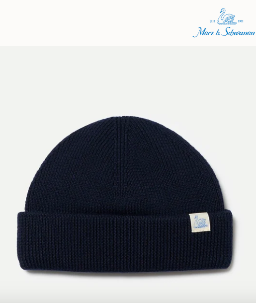 Merz b. Schwanen 05 Watch Cap Dark Navy