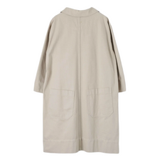 Load image into Gallery viewer, MHL W&#39; Patch Pocket Smock  Dress Worn Cotton Drill Putty
