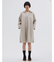 Load image into Gallery viewer, MHL W&#39; Patch Pocket Smock  Dress Worn Cotton Drill Putty
