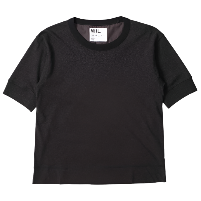 MHL W' Gym T-Shirt Dry Cotton Melange Jersey Asphalt