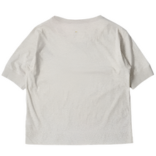 Load image into Gallery viewer, MHL W&#39; Gym T-Shirt Dry Cotton Melange Jersey Off White
