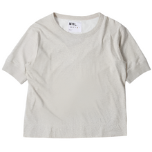 Load image into Gallery viewer, MHL W&#39; Gym T-Shirt Dry Cotton Melange Jersey Off White
