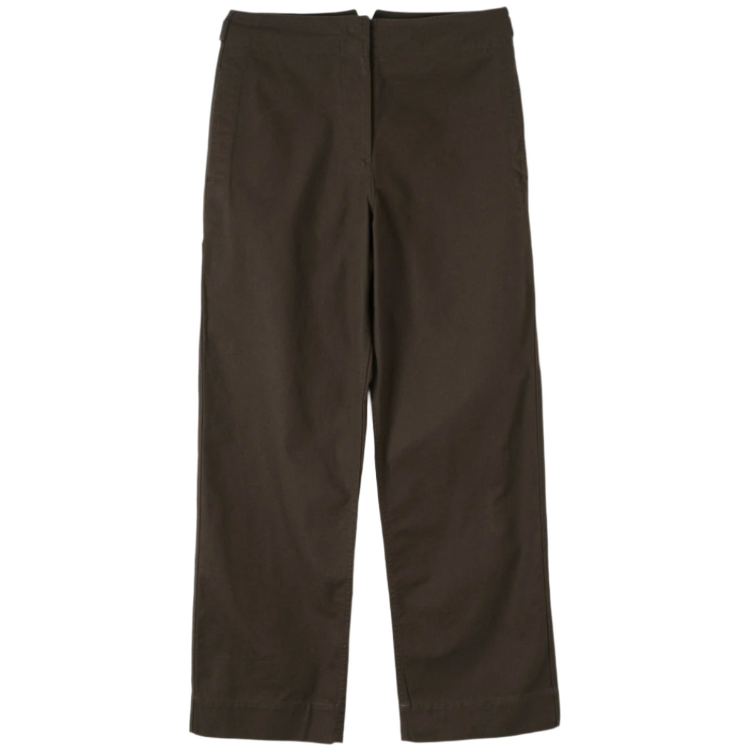 MHL W' Naval Trouser Dry Cotton Gabardine Ebony