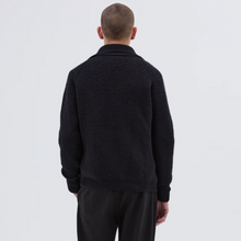 Load image into Gallery viewer, MHL Collared Cardigan Virgin Wool Ink
