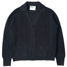 Load image into Gallery viewer, MHL Collared Cardigan Virgin Wool Ink
