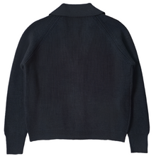 Load image into Gallery viewer, MHL Collared Cardigan Virgin Wool Ink
