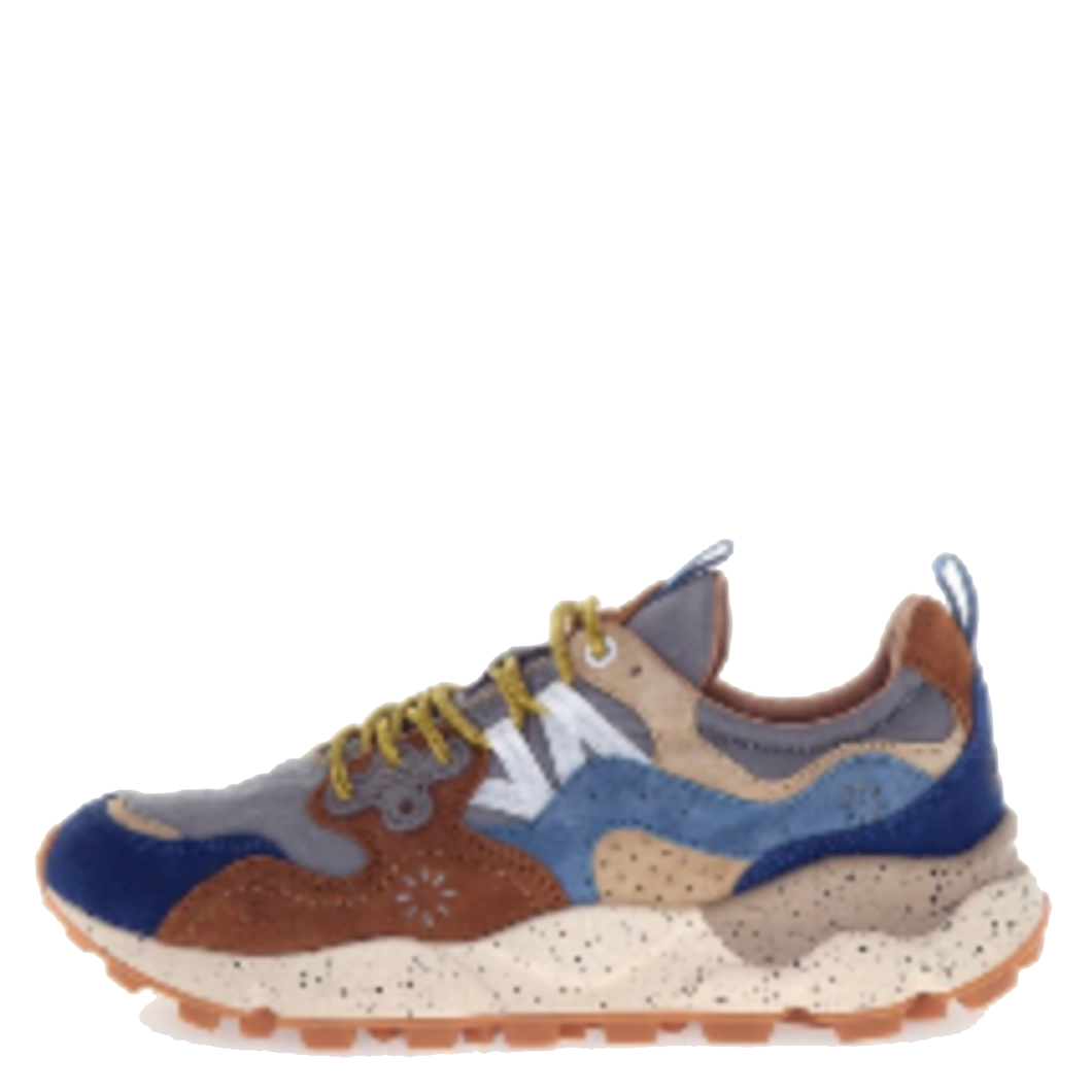 Flower Mountain Yamano 3 Suede / Nylon - Brown / Deep Petrol / Light Blue