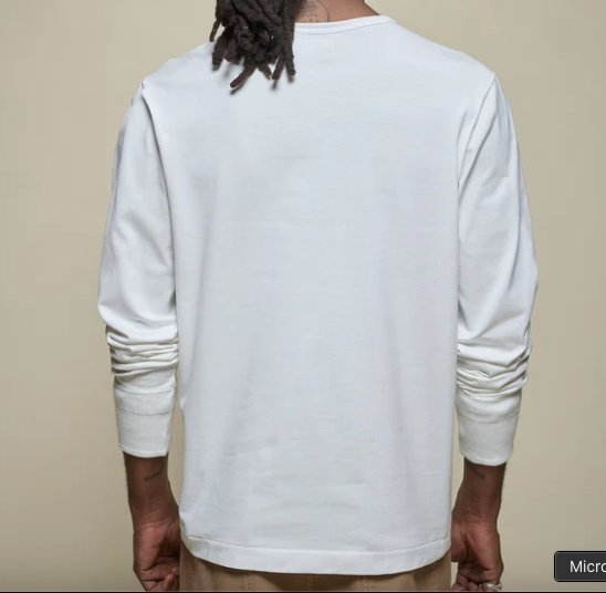 Merz b. Schwanen 2M06 LS Refined Fit Henley White