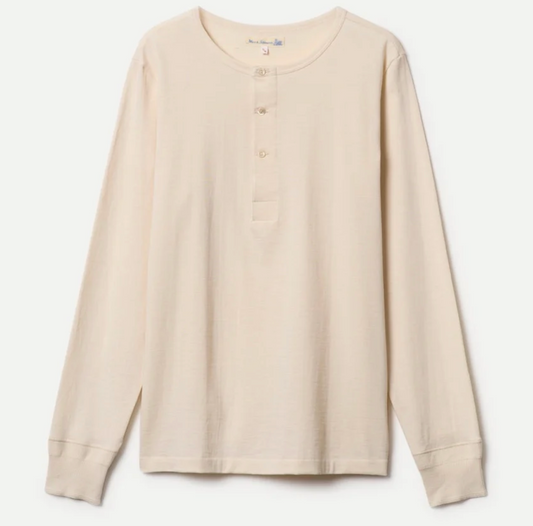 Merz b. Schwanen 2M06 LS Refined Fit Henley Nature