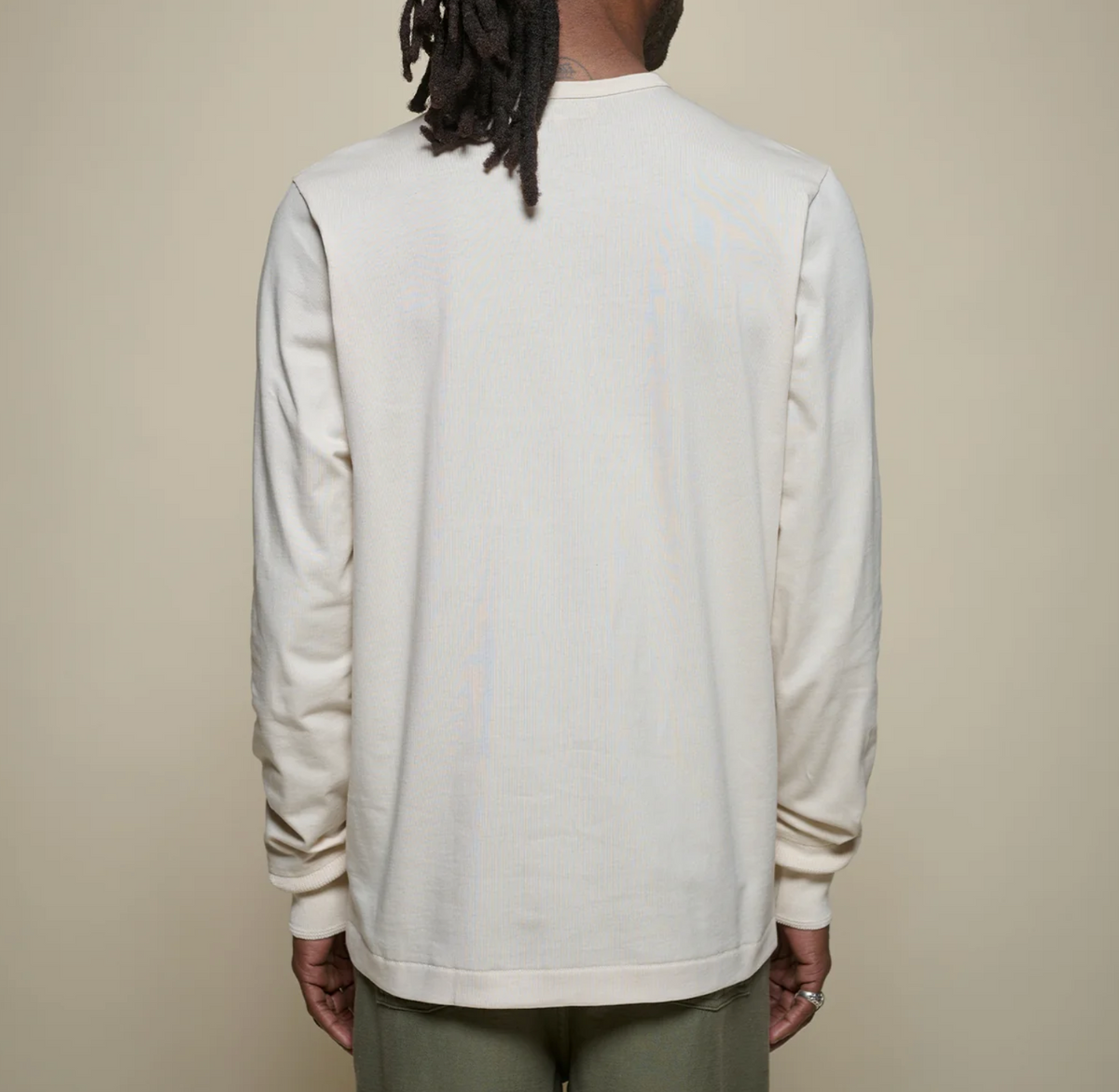 Merz b. Schwanen 2M06 LS Refined Fit Henley Nature