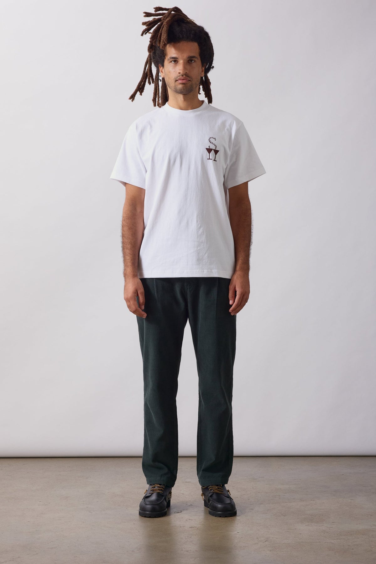 Service Works Martini Tee White