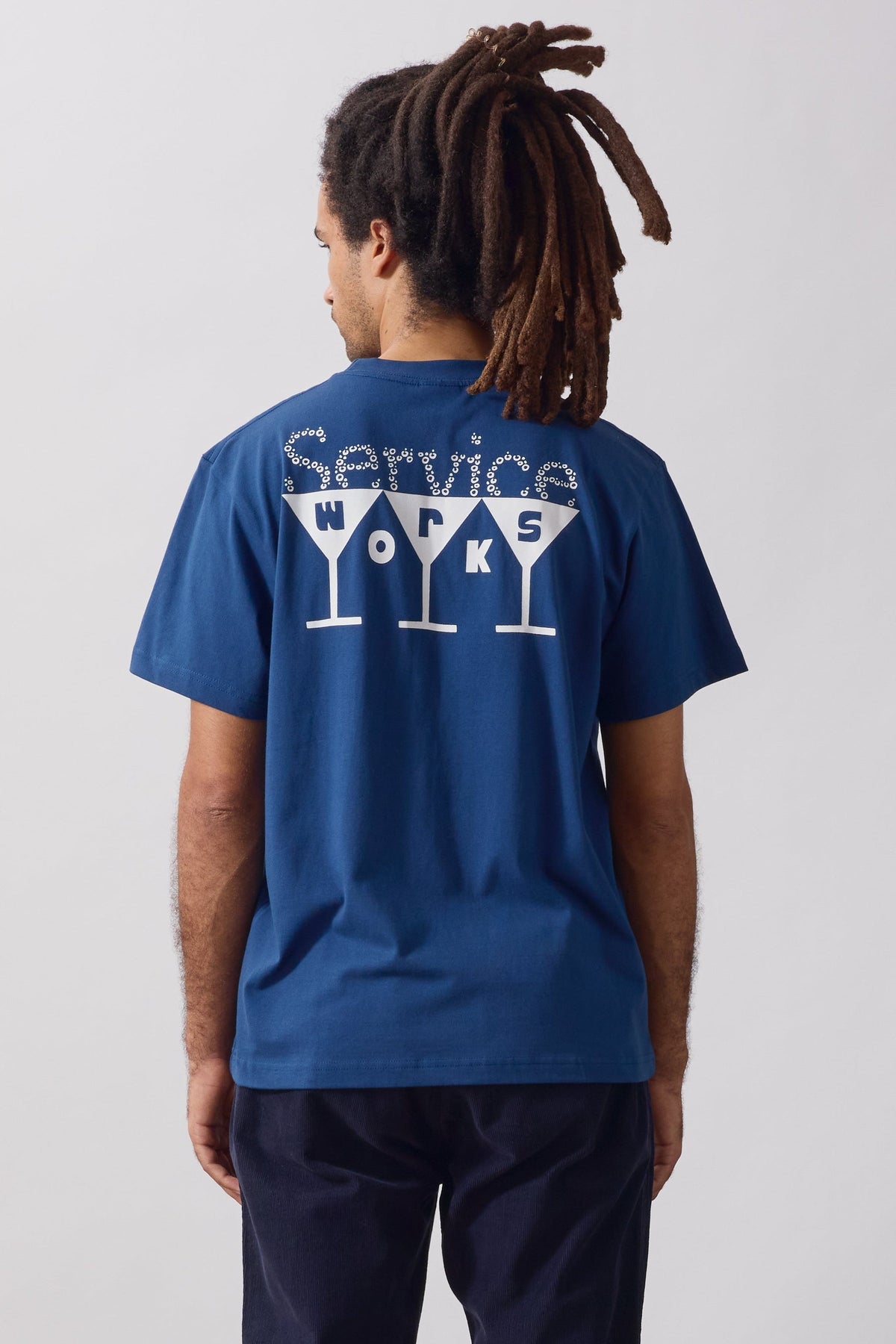 Service Works Martini Tee Navy