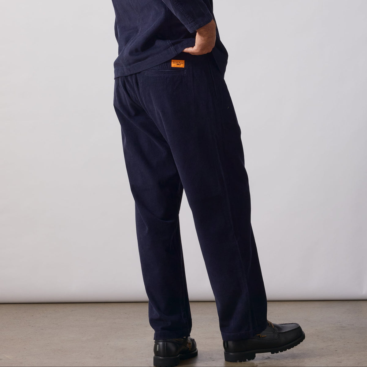 Service Works Fine Cord Part Timer Pant Dark Navy