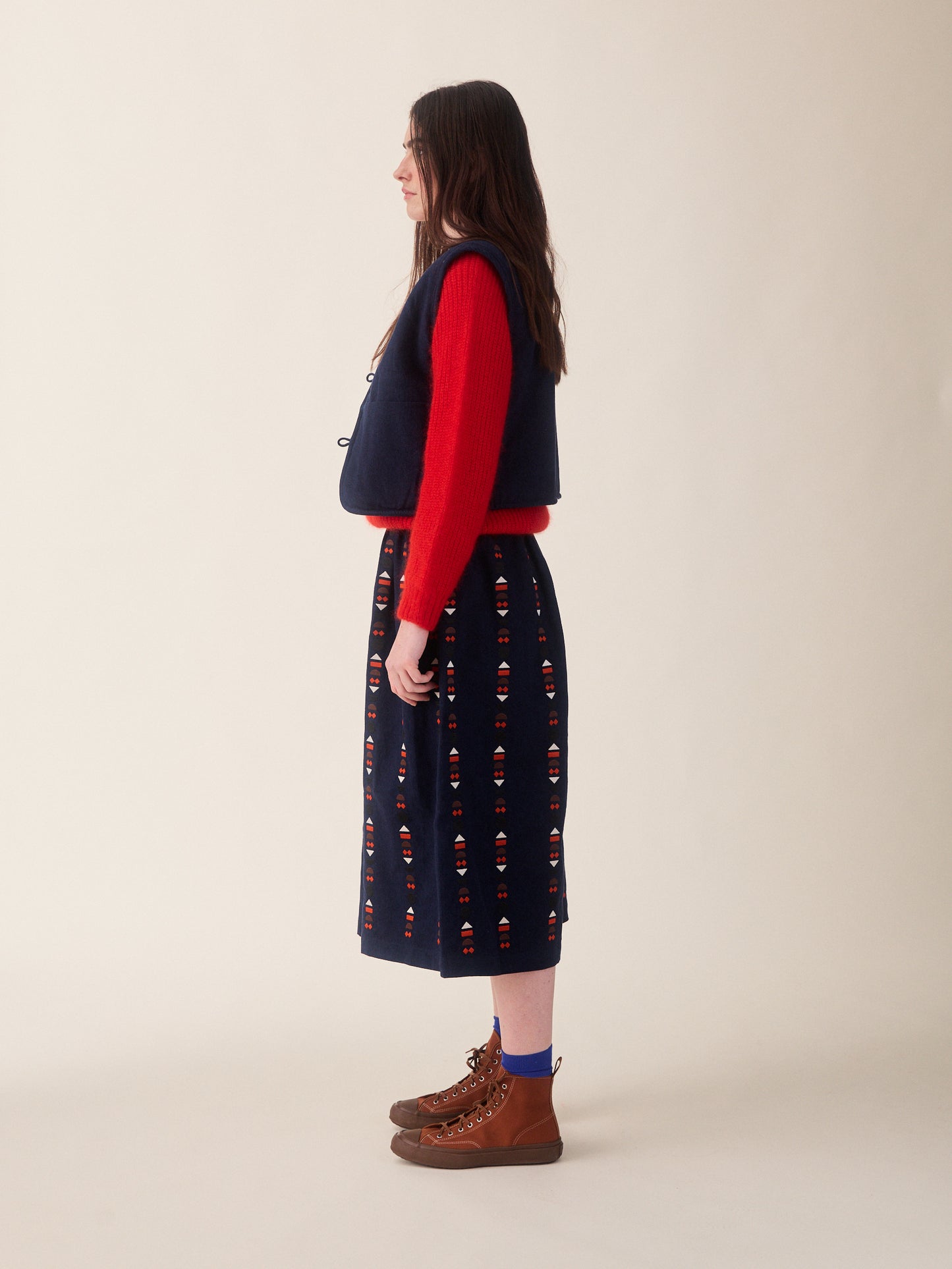 Sideline Ash Skirt Indigo
